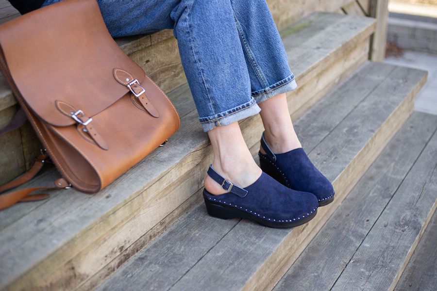 Adrian Dark Blue Suede