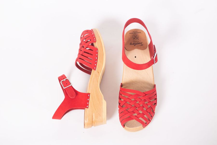 Anna Red Nubuck