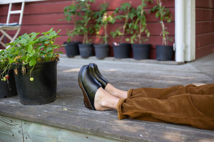 Da Vinci Black Brown Wood