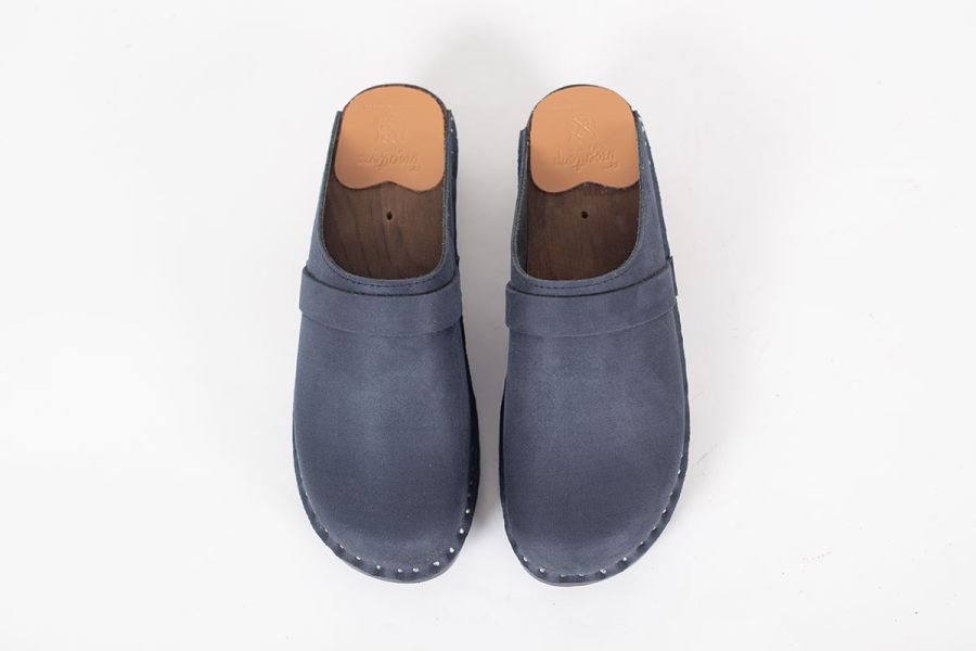 Da Vinci Dark Blue Suede