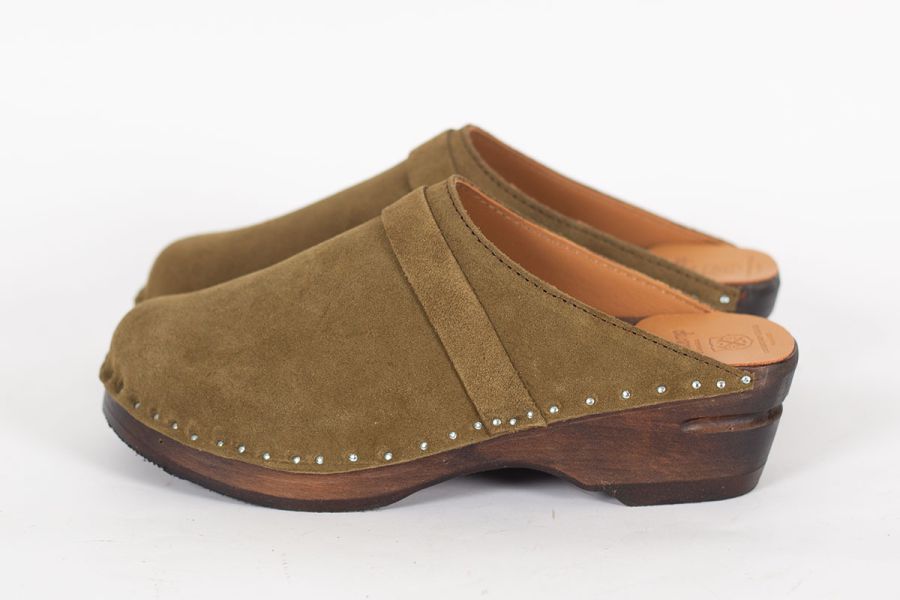 Da Vinci Dark Green Suede