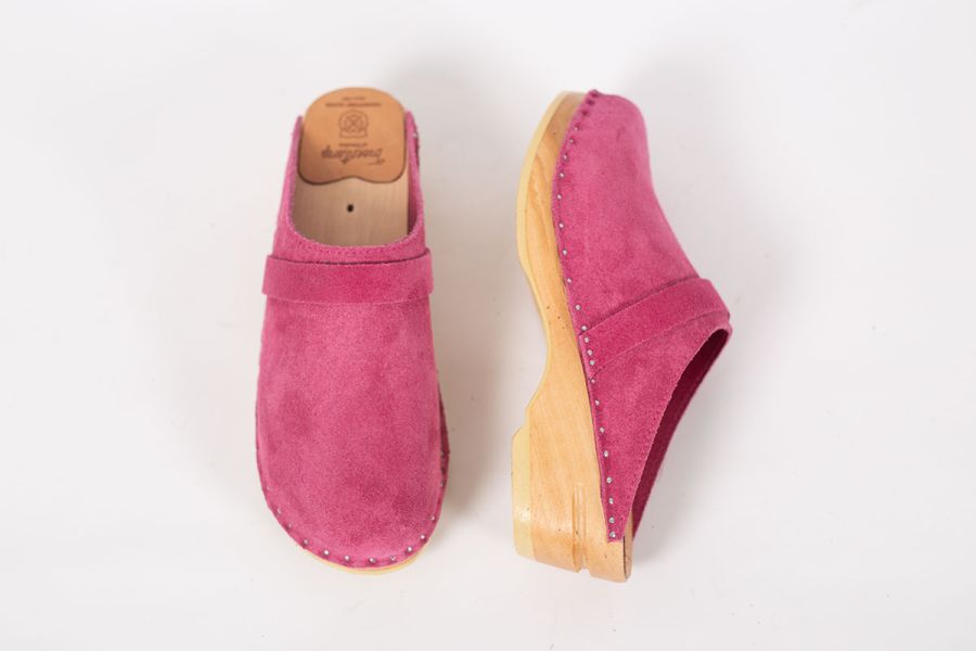 Da Vinci Fuchsia Suede