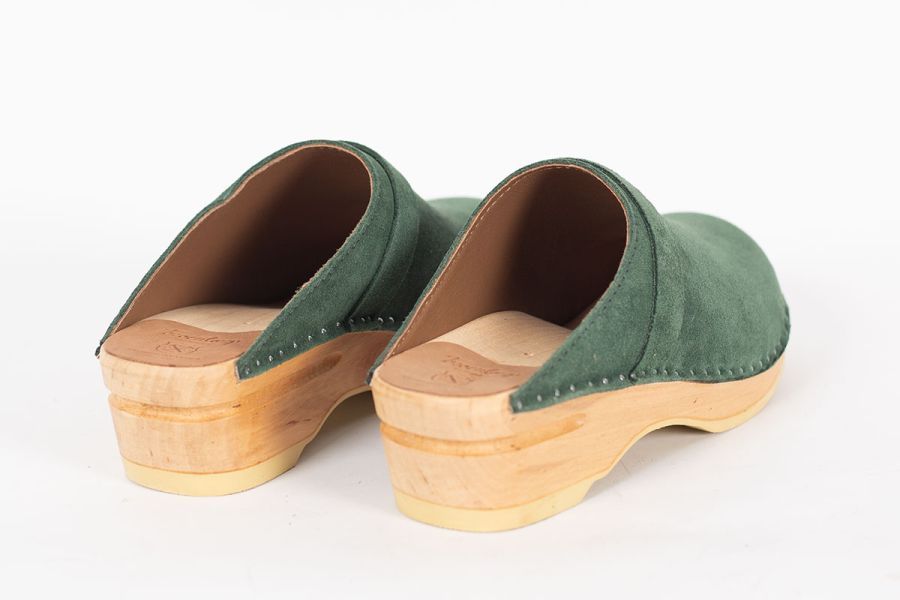 Da Vinci Green Suede