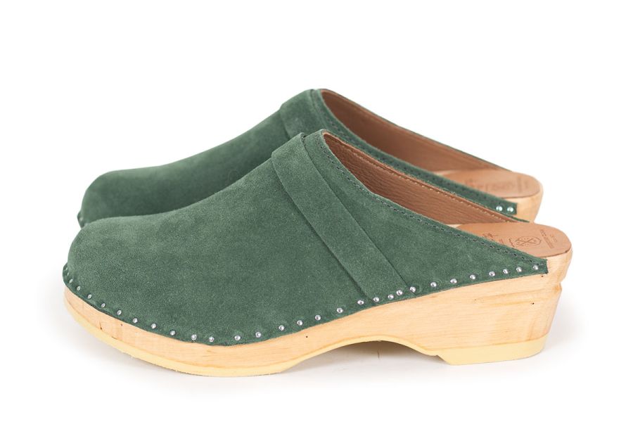 Da Vinci Green Suede