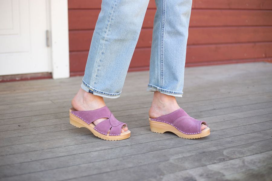 Mariah Mauve Suede