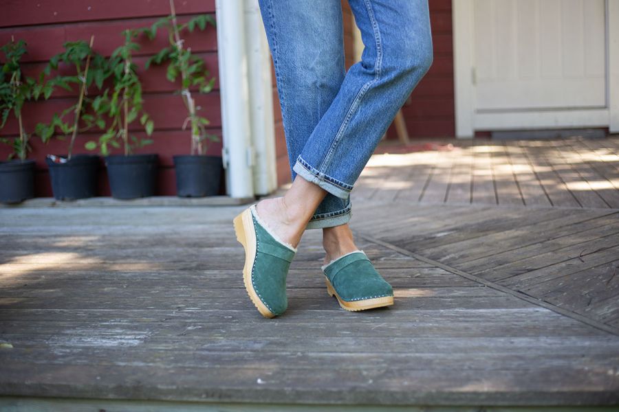 Munch Green Suede