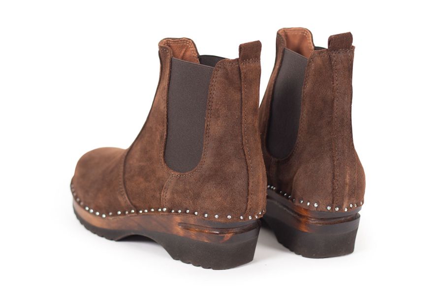 Rockwell Dark Brown Suede