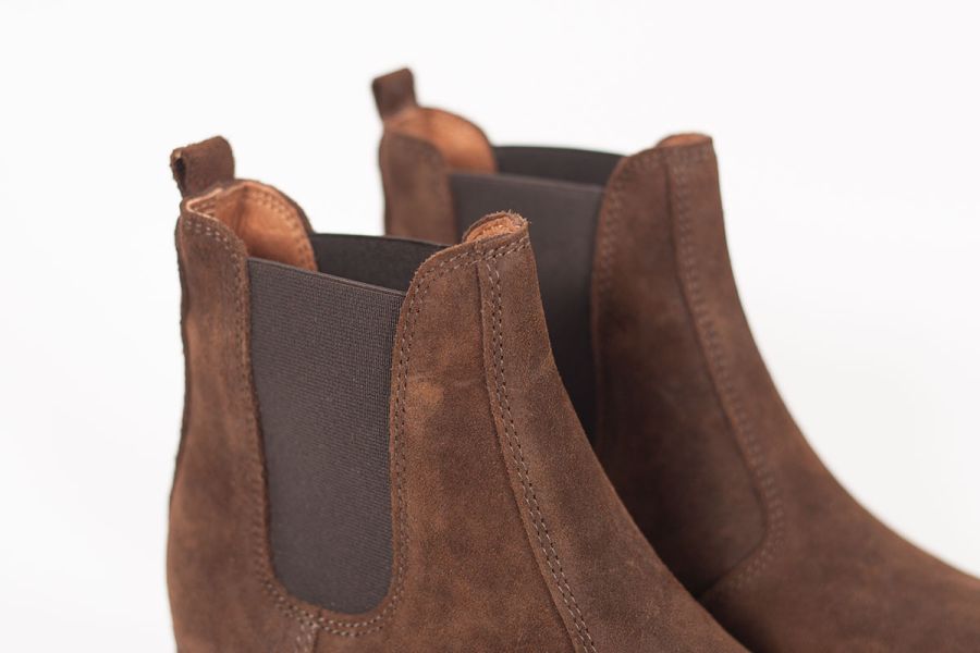 Rockwell Dark Brown Suede