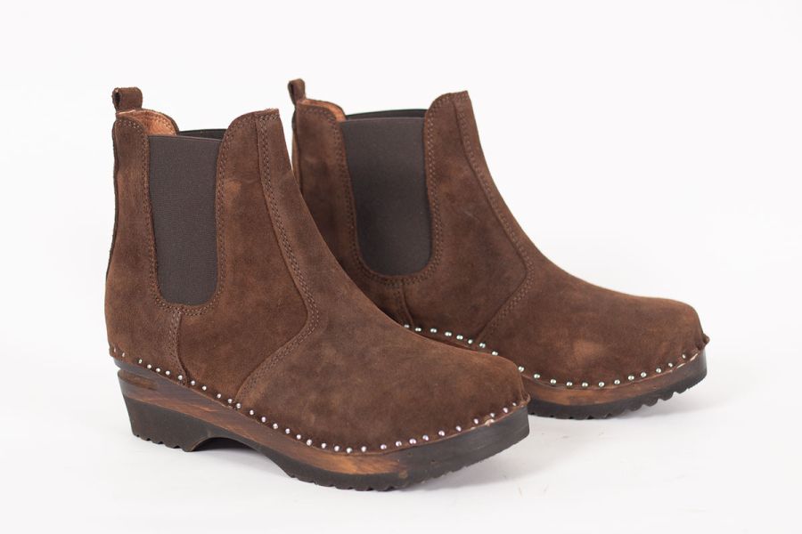 Rockwell Dark Brown Suede