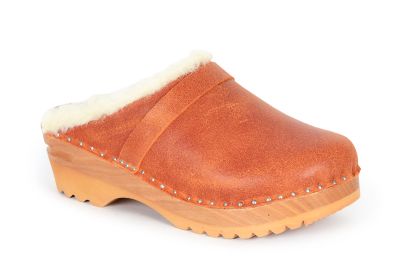 Munch Orange Waxy Suede